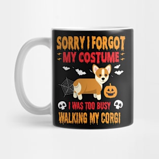 Halloween Corgi tshirt Cute Doggy Tee Mug